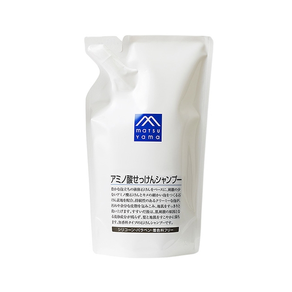 마츠야마 유지 M마크 아미노산 비누 샴푸 리필 550ml - 뷰티 헤어케어 상품 이미지